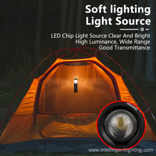 Led Camping Lantern Light 2 in 1 Flashlight